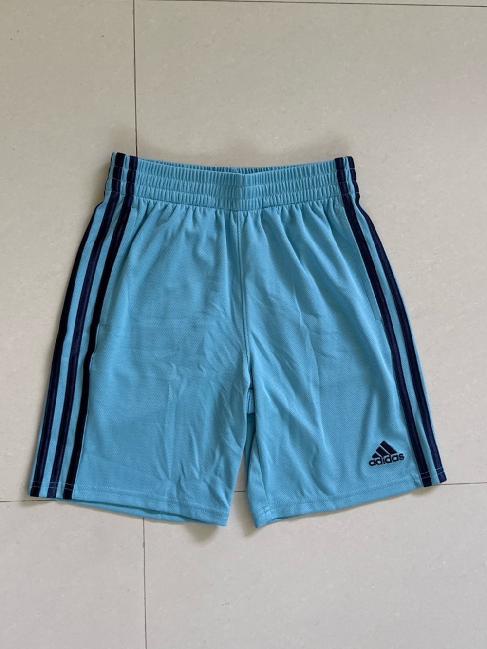 Adidas Boy’s Light Blue Athletic Shorts